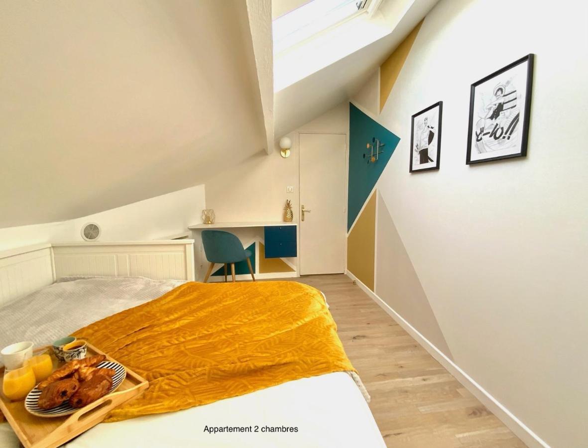 Appartements Chaleureux - 15 Min A Pied De La Gare Le Havre Exterior foto