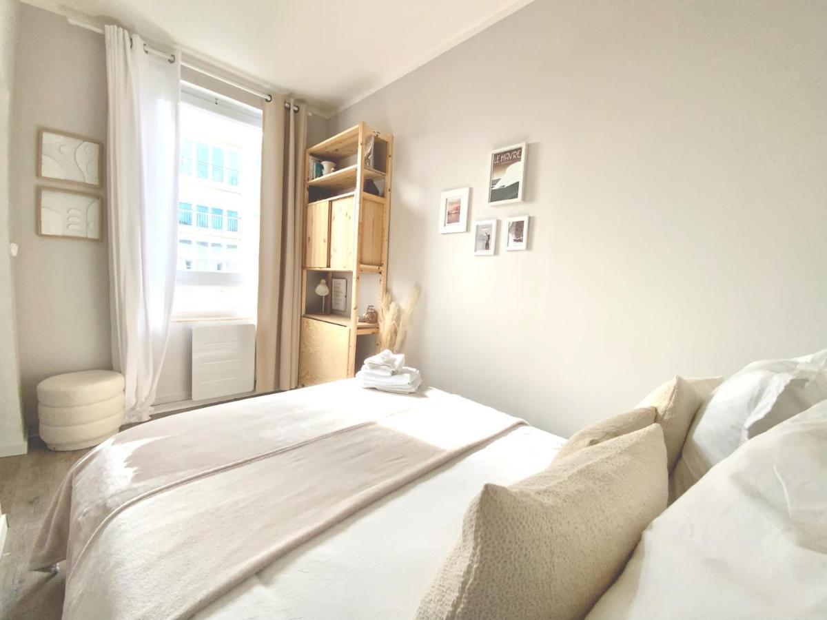 Appartements Chaleureux - 15 Min A Pied De La Gare Le Havre Exterior foto