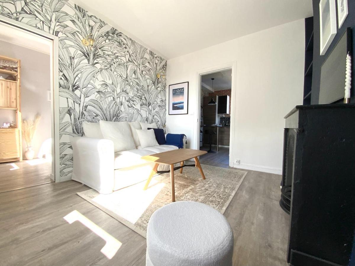 Appartements Chaleureux - 15 Min A Pied De La Gare Le Havre Exterior foto